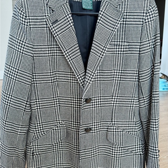 Ralph Lauren Other - Ralph Lauren Black and White Plaid Blazer